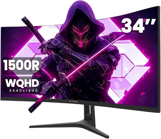 CRUA 34Inch Ultrawide Gaming Monitor