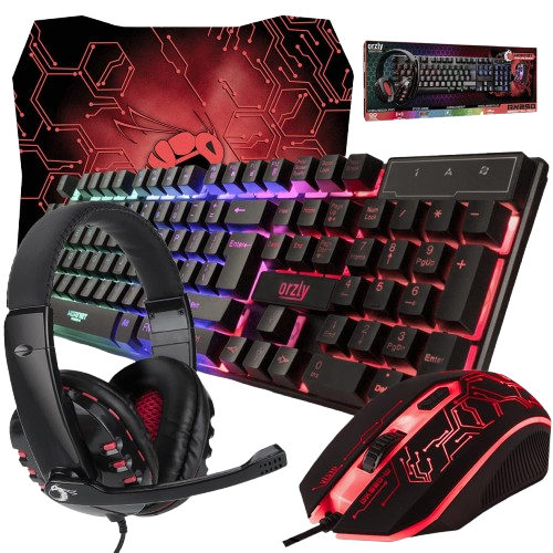 Mouse Keyboard and Mousepad Cambo Gaming